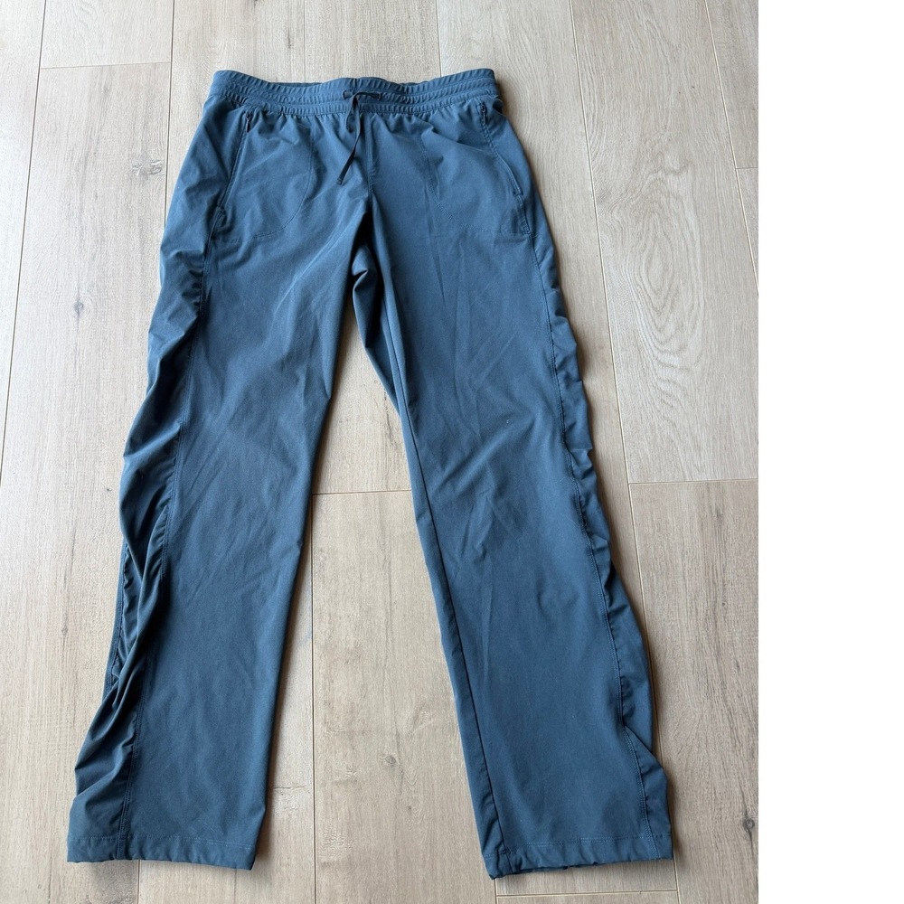 Kuhl Women's M Reg Blue Outdoor Hiking Travel Pants Drawstring Pockets